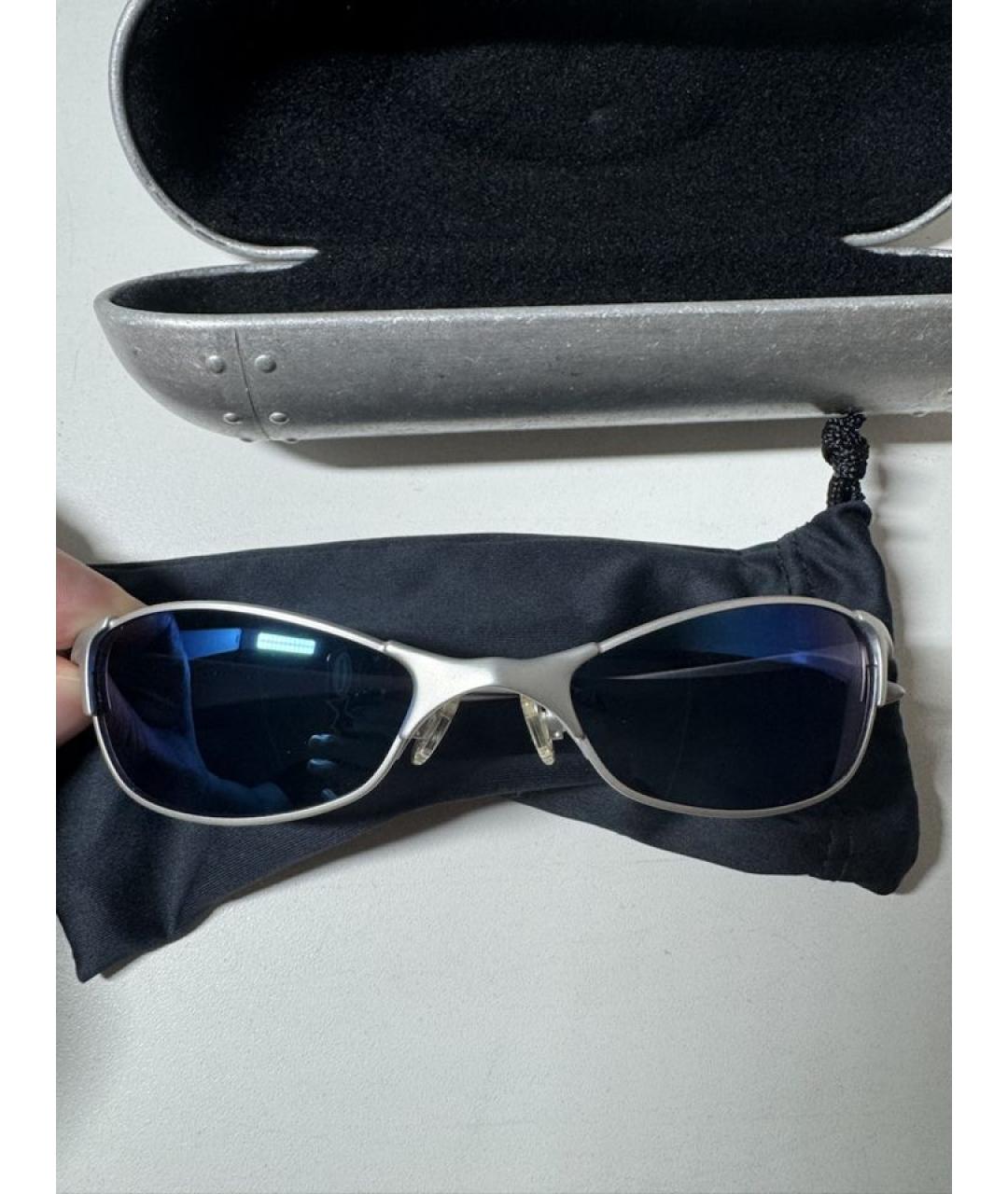 OAKLEY Серые металлические солнцезащитные очки, фото 6