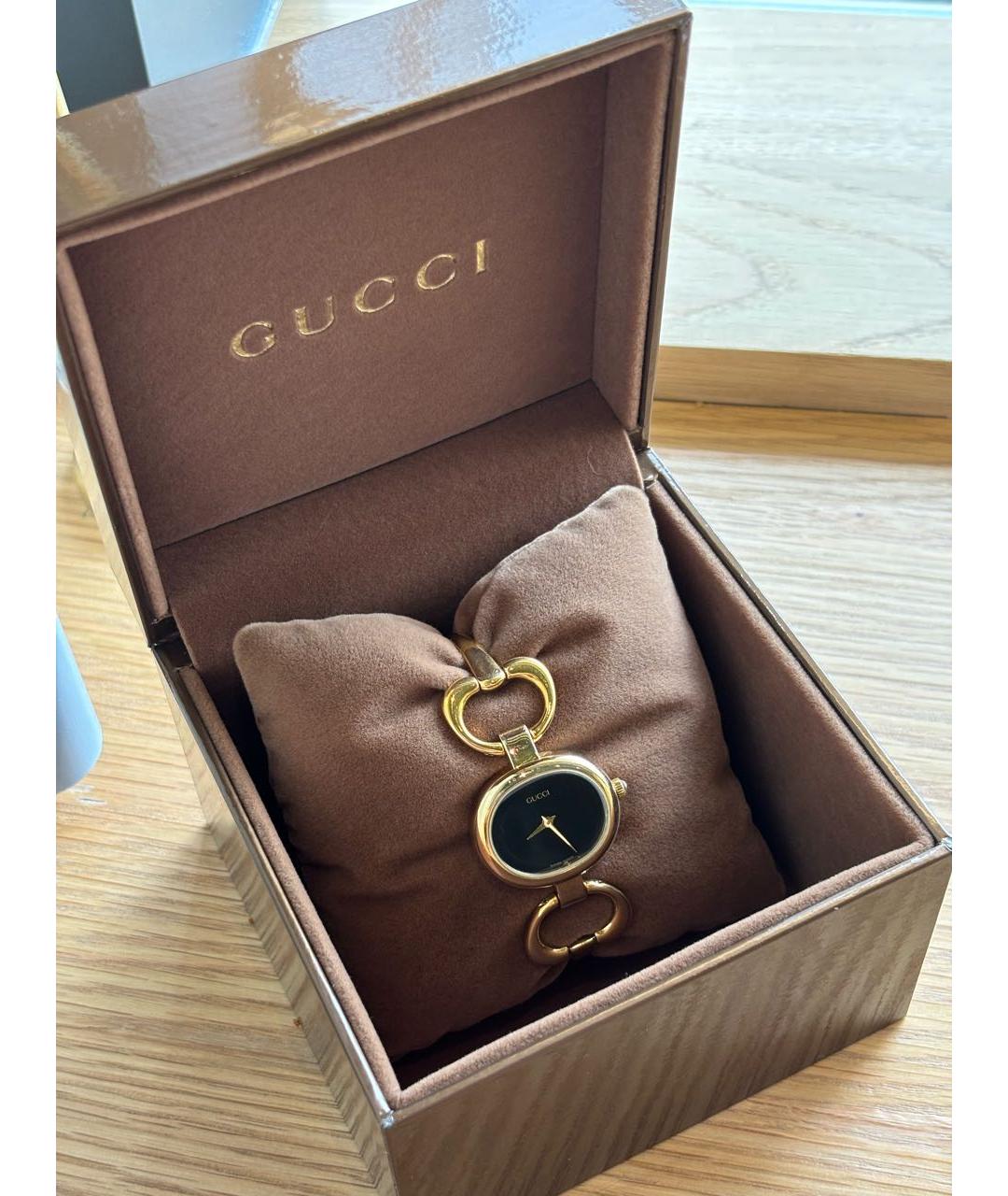 GUCCI Золотые часы из золота и стали, фото 5