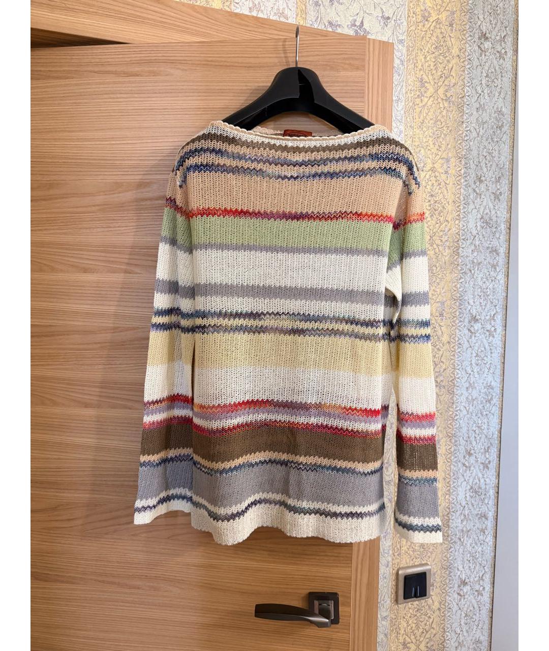 MISSONI Мульти хлопко-эластановый джемпер / свитер, фото 7