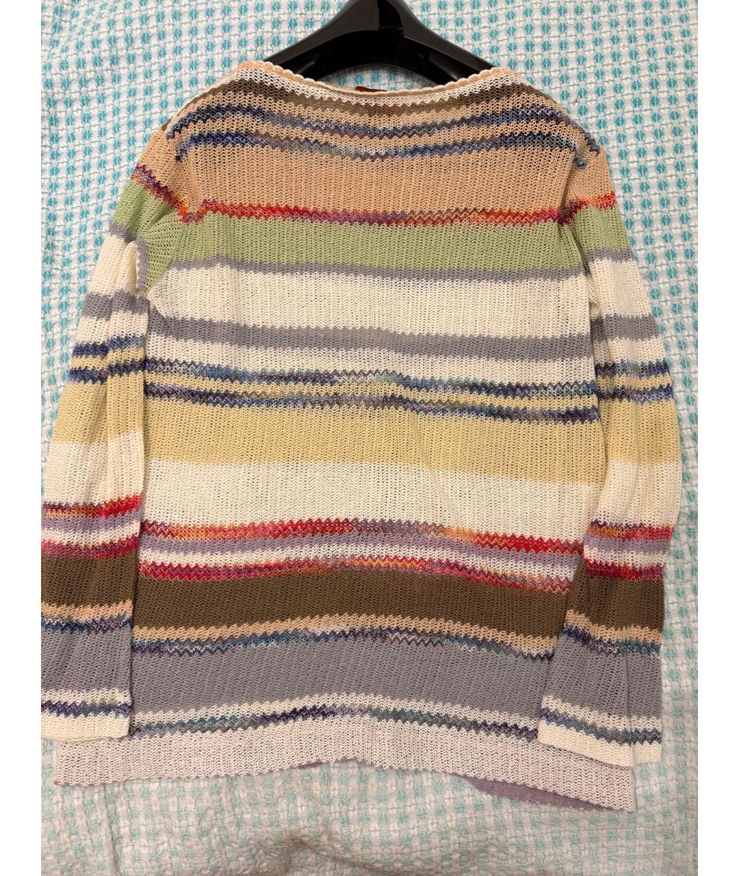 MISSONI Мульти хлопко-эластановый джемпер / свитер, фото 9