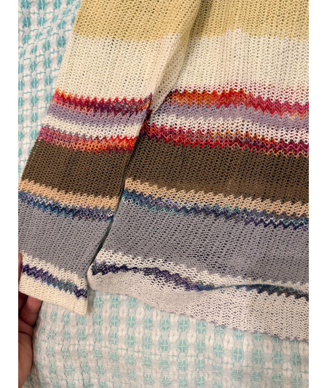MISSONI Мульти хлопко-эластановый джемпер / свитер, фото 6