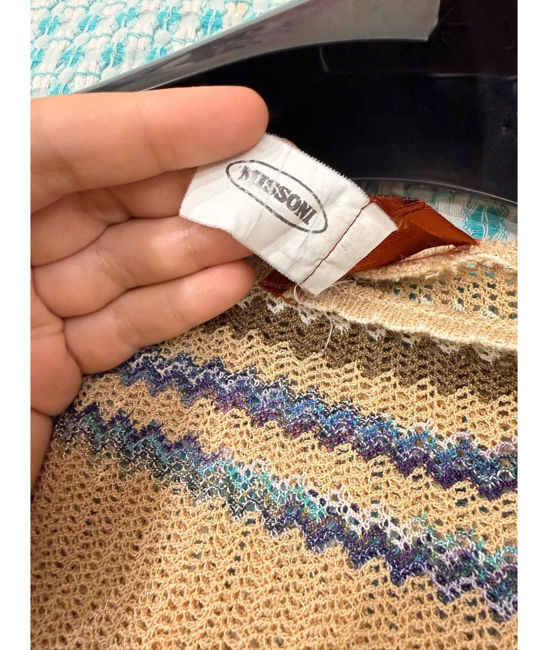 MISSONI Мульти хлопко-эластановый джемпер / свитер, фото 4