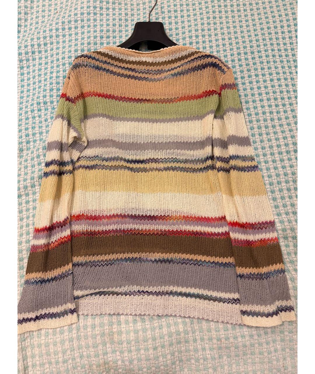 MISSONI Мульти хлопко-эластановый джемпер / свитер, фото 5