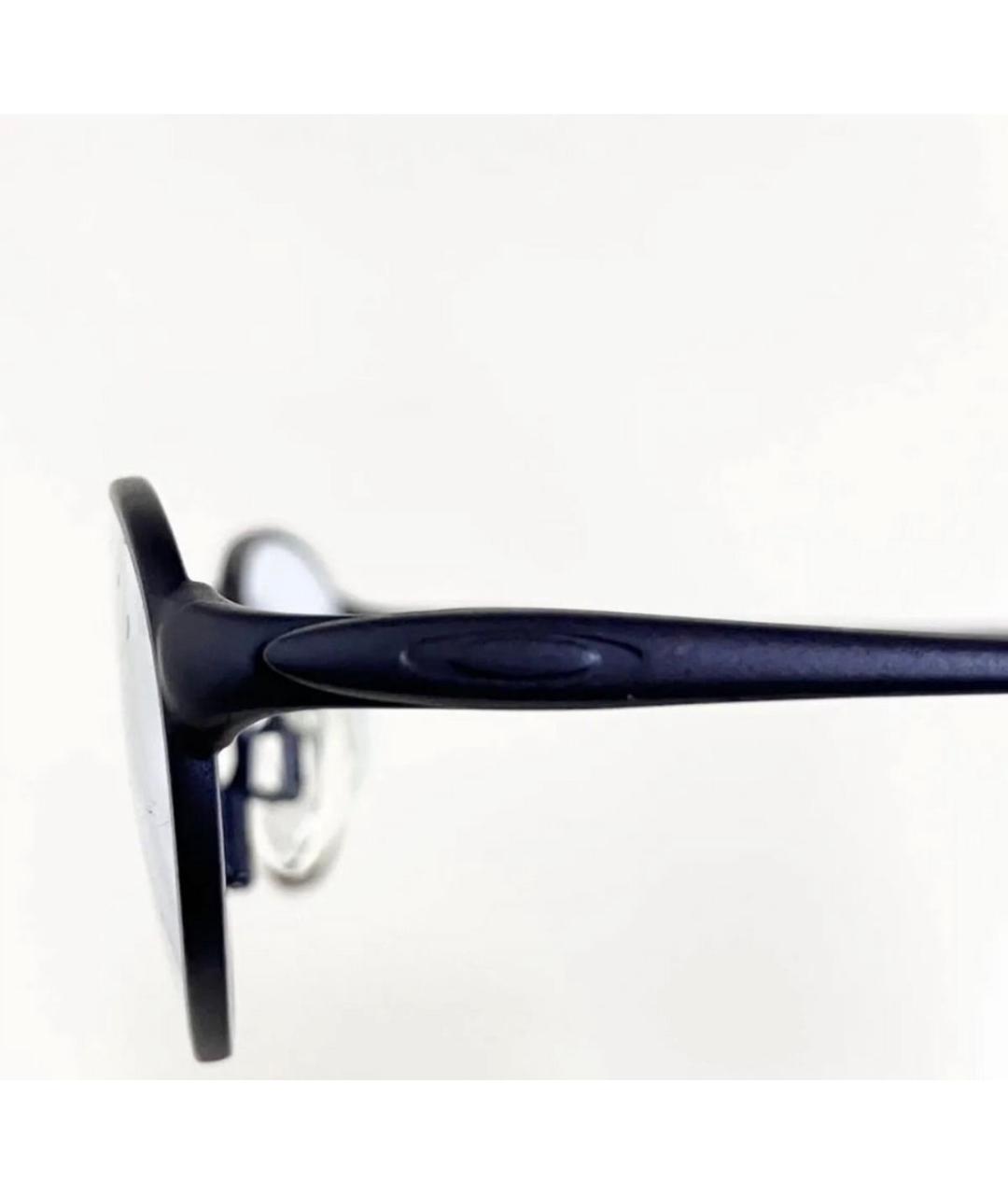 OAKLEY Темно-синие металлические солнцезащитные очки, фото 4