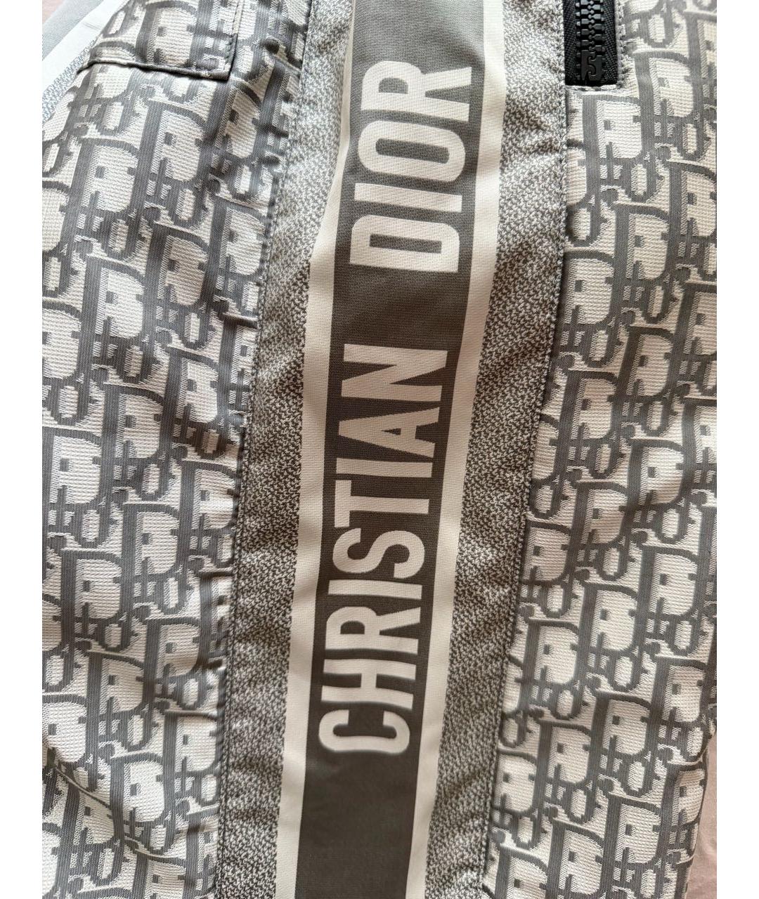 CHRISTIAN DIOR Серые прямые брюки, фото 3