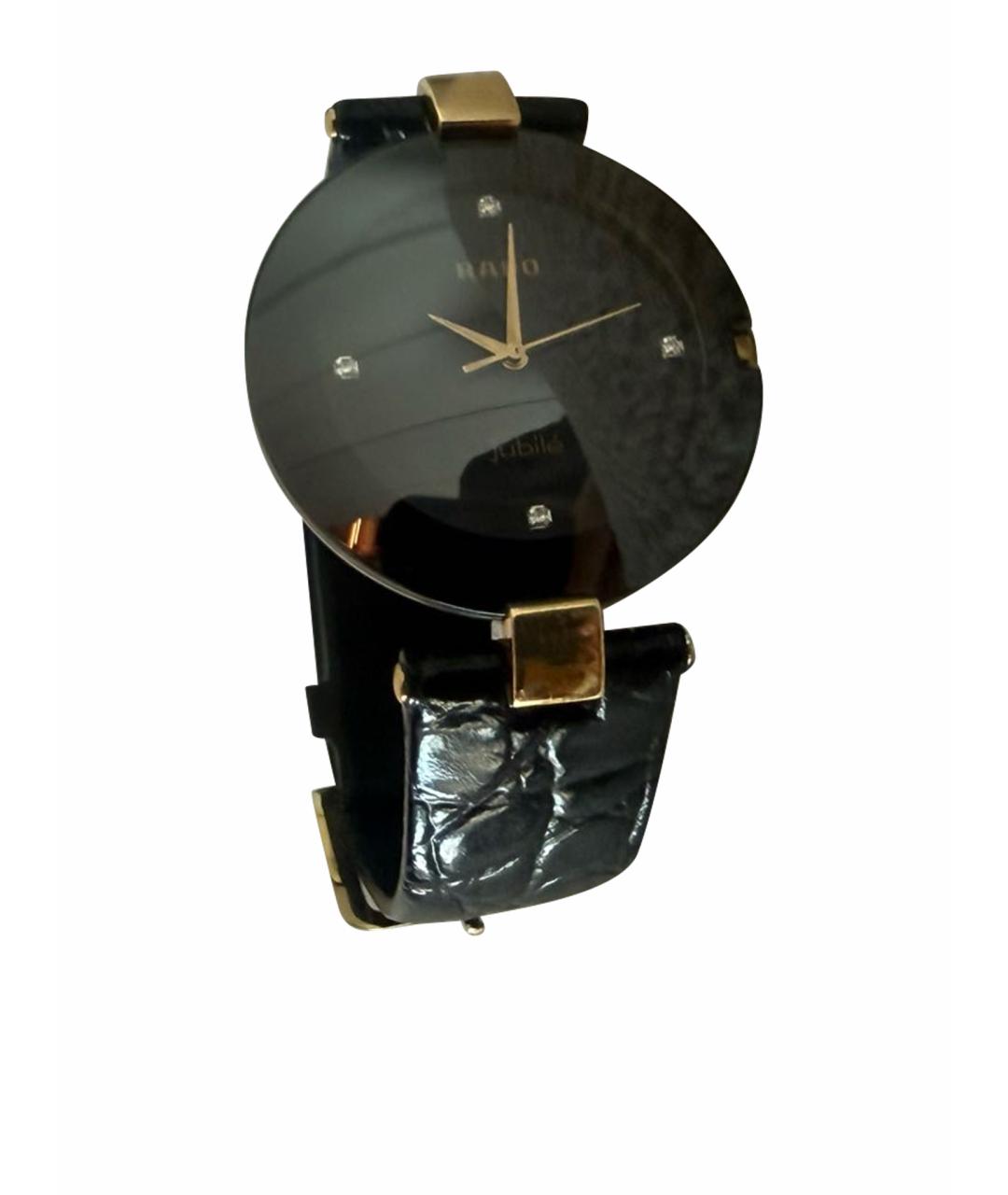 RADO Черные стеклянные часы, фото 1