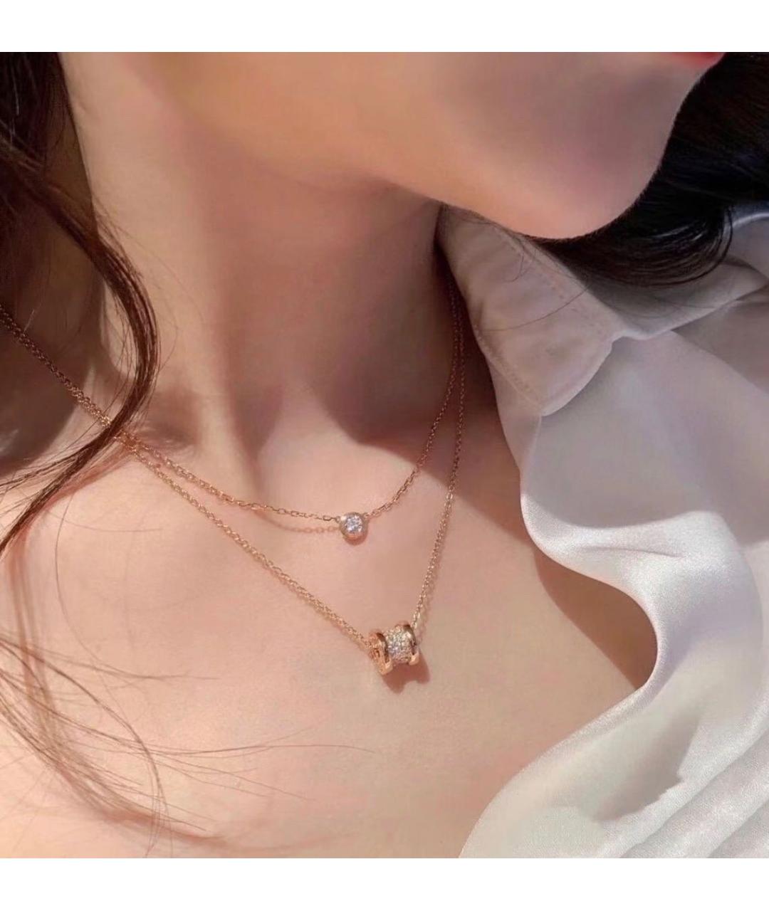BVLGARI Золотое колье из розового золота, фото 5