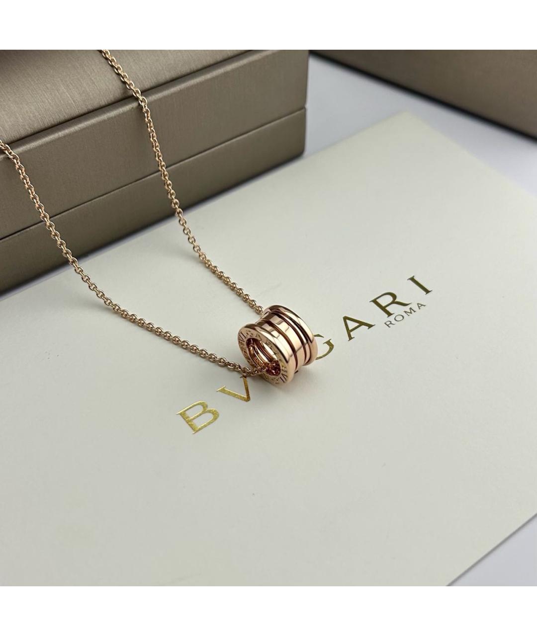 BVLGARI Золотое колье из розового золота, фото 2