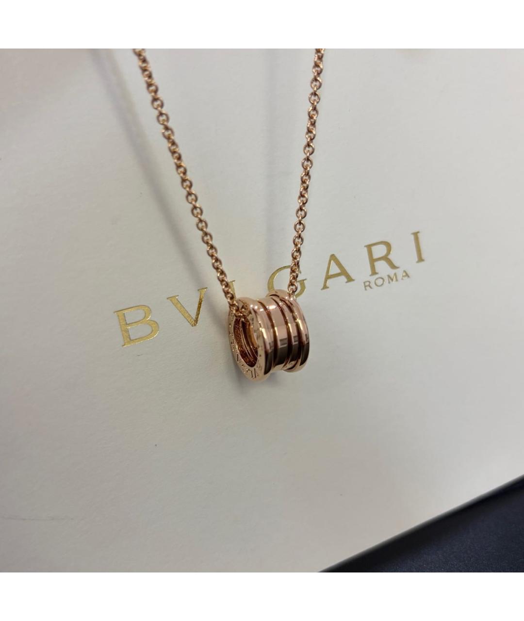 BVLGARI Золотое колье из розового золота, фото 5
