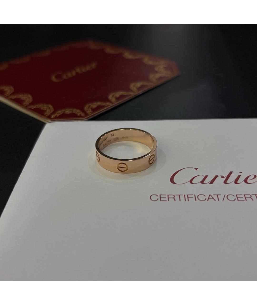 CARTIER Золотое кольцо из розового золота, фото 4