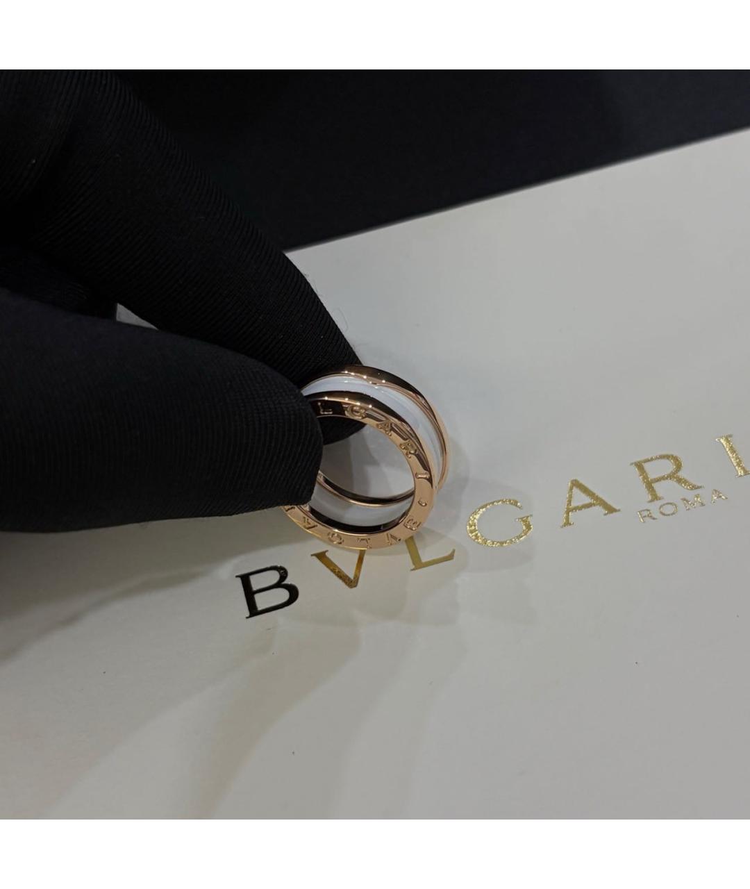 BVLGARI Золотое кольцо из розового золота, фото 2
