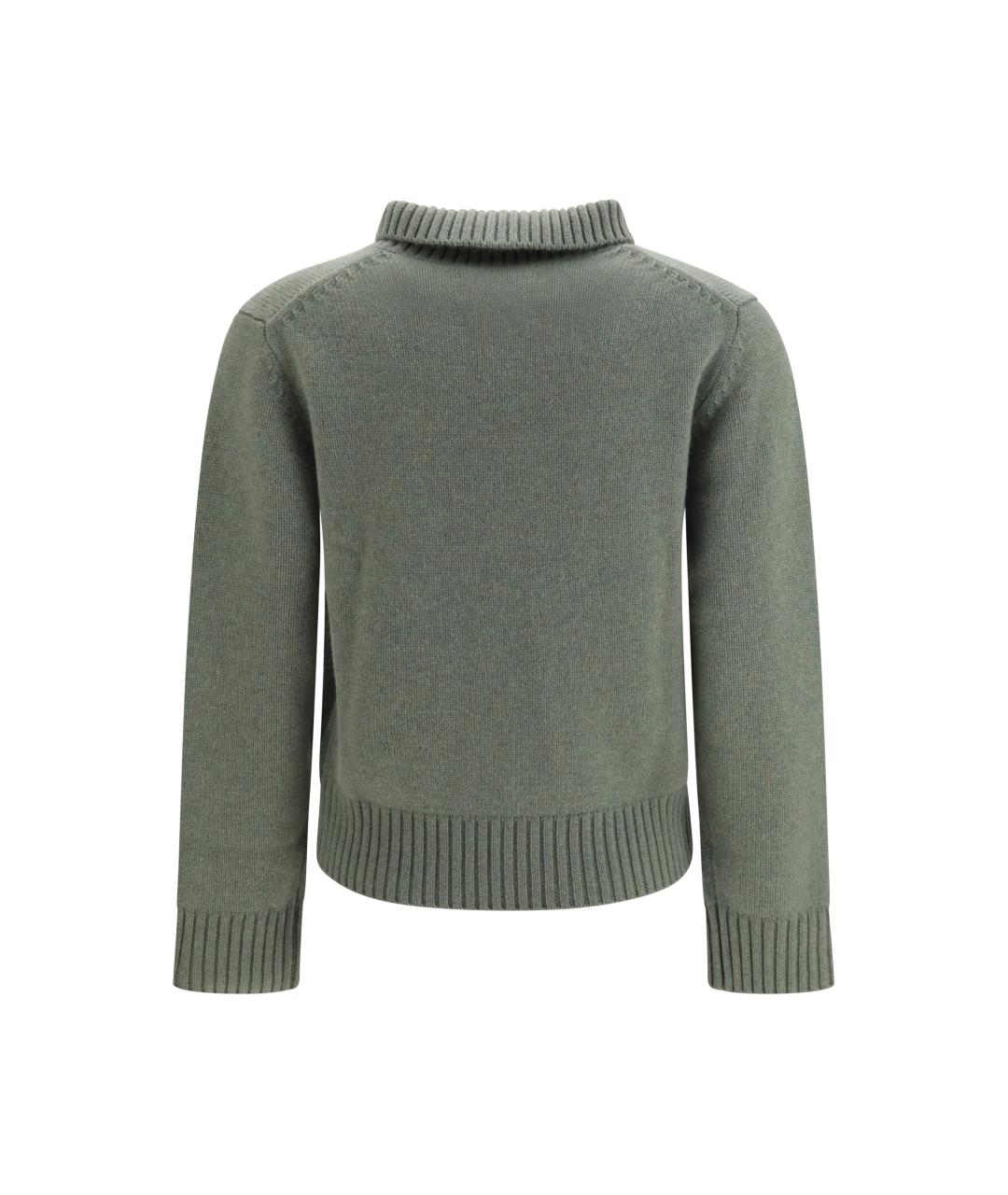EXTREME CASHMERE Зеленый кашемировый джемпер / свитер, фото 2