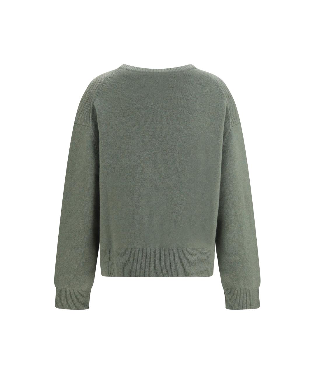 EXTREME CASHMERE Зеленый кашемировый джемпер / свитер, фото 2
