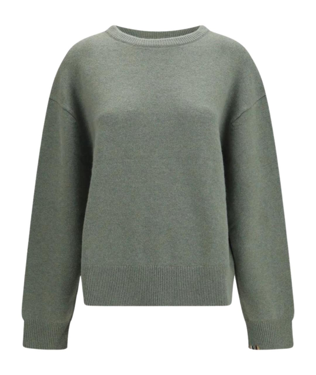 EXTREME CASHMERE Зеленый кашемировый джемпер / свитер, фото 1