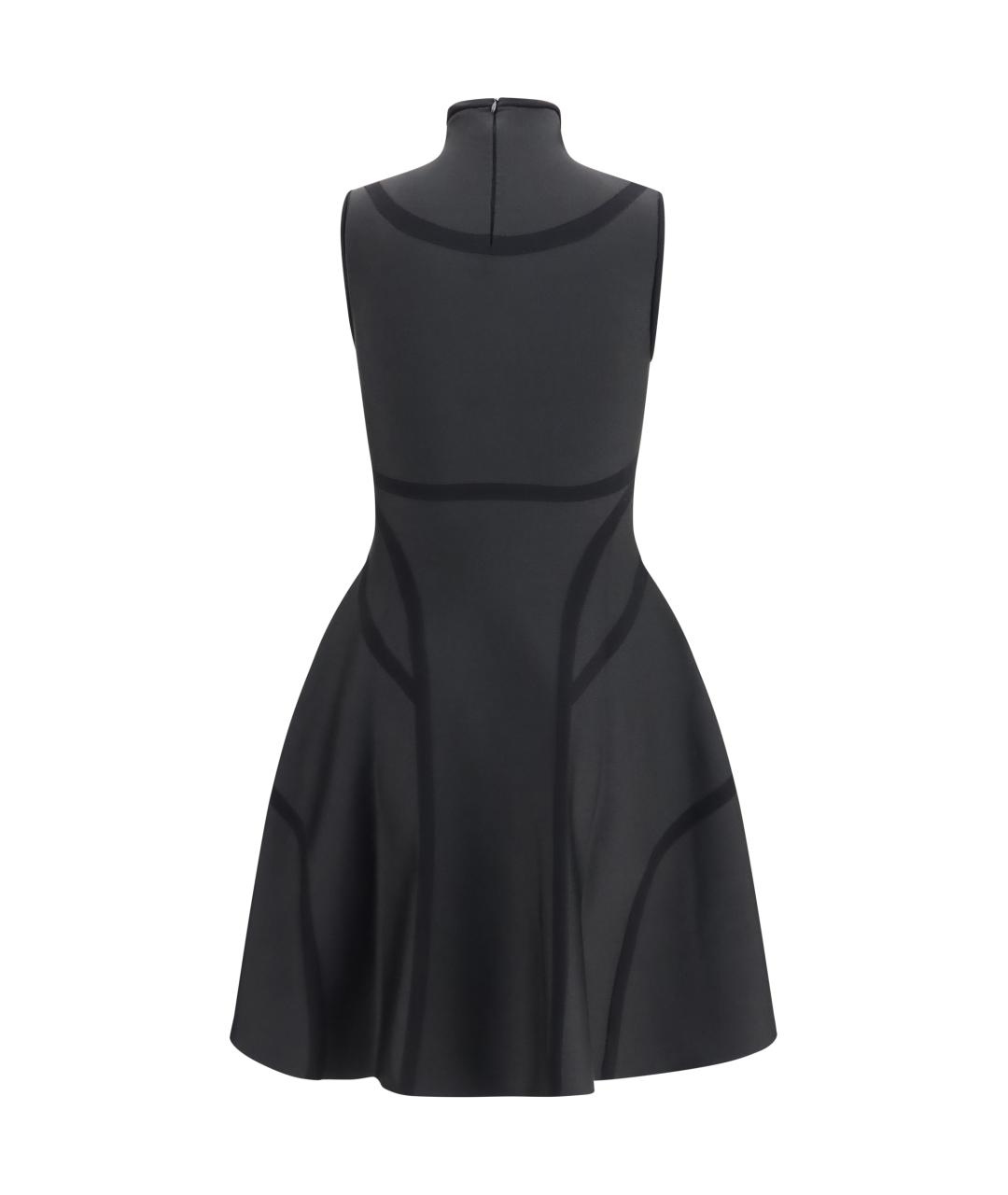 ALEXANDER MCQUEEN Черное повседневное платье, фото 2