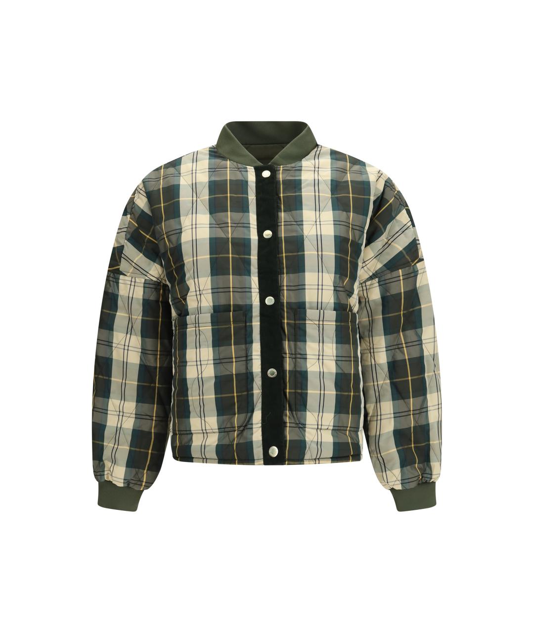 BARBOUR Зеленая синтетическая куртка, фото 2