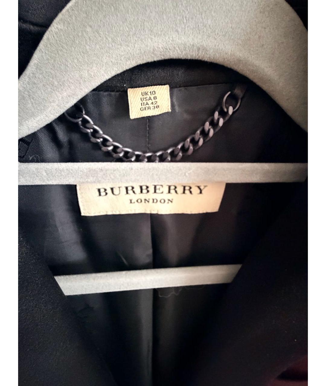 BURBERRY Бордовый шерстяной жакет/пиджак, фото 7
