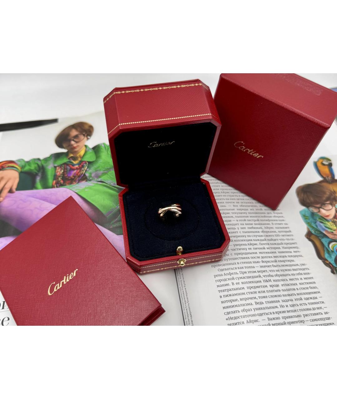 CARTIER Золотое кольцо из белого золота, фото 4