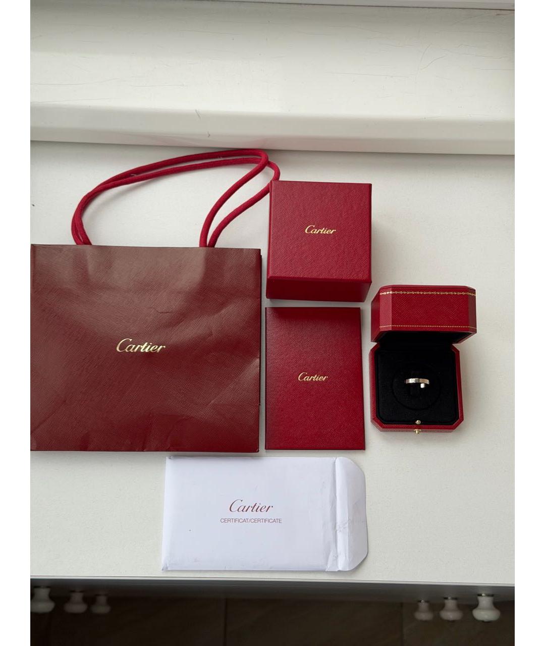 CARTIER Серебряное кольцо из белого золота, фото 3