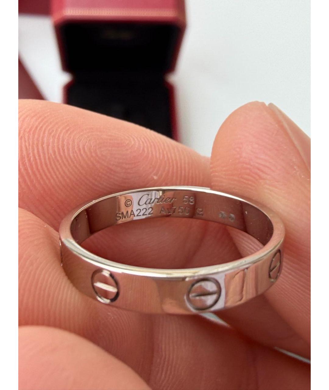 CARTIER Серебряное кольцо из белого золота, фото 2