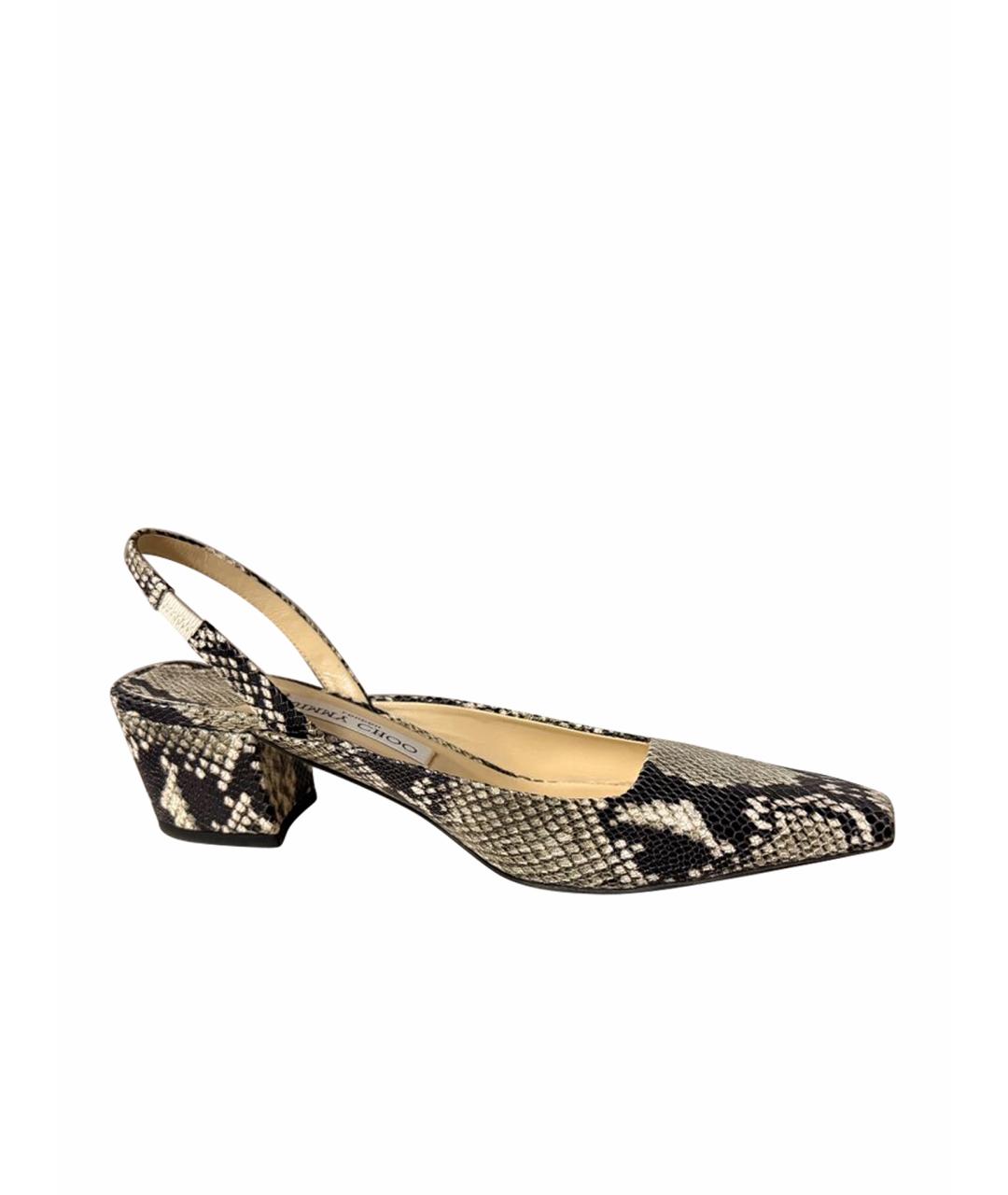JIMMY CHOO Туфли из кожи питона, фото 8