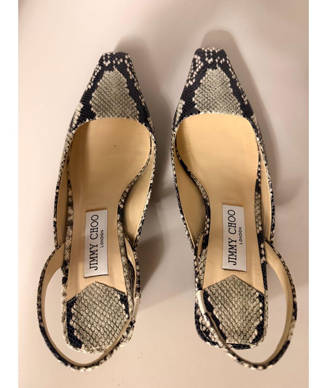 JIMMY CHOO Туфли из кожи питона, фото 3
