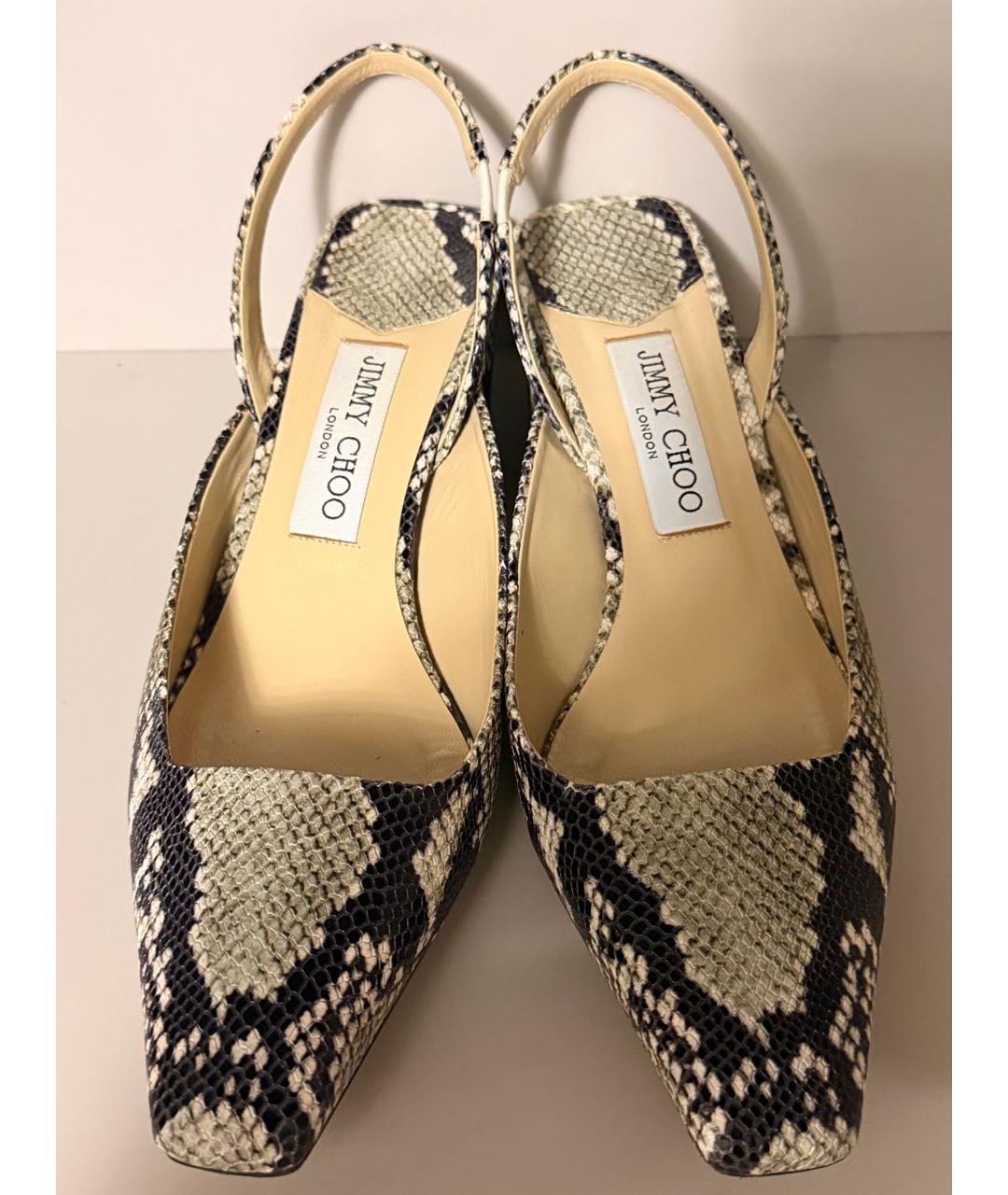 JIMMY CHOO Туфли из кожи питона, фото 2