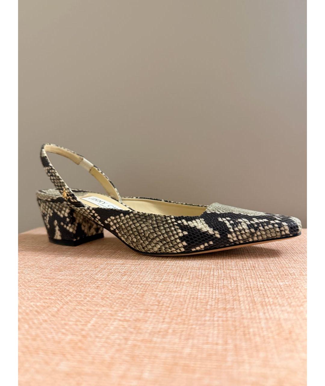 JIMMY CHOO Туфли из кожи питона, фото 6