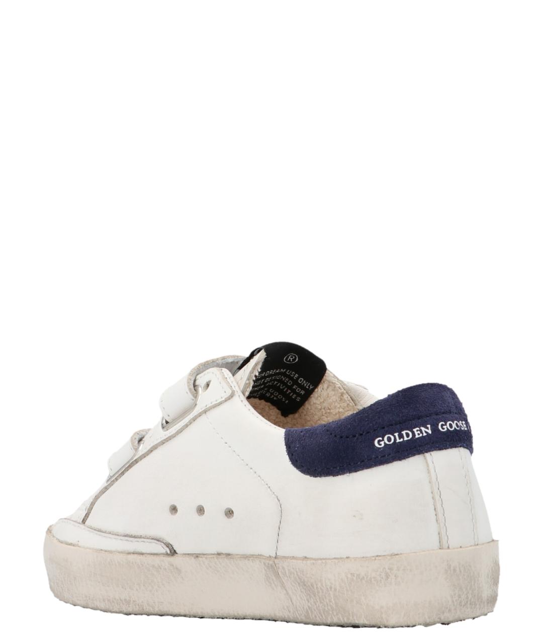 GOLDEN GOOSE Белые кожаные кеды, фото 2