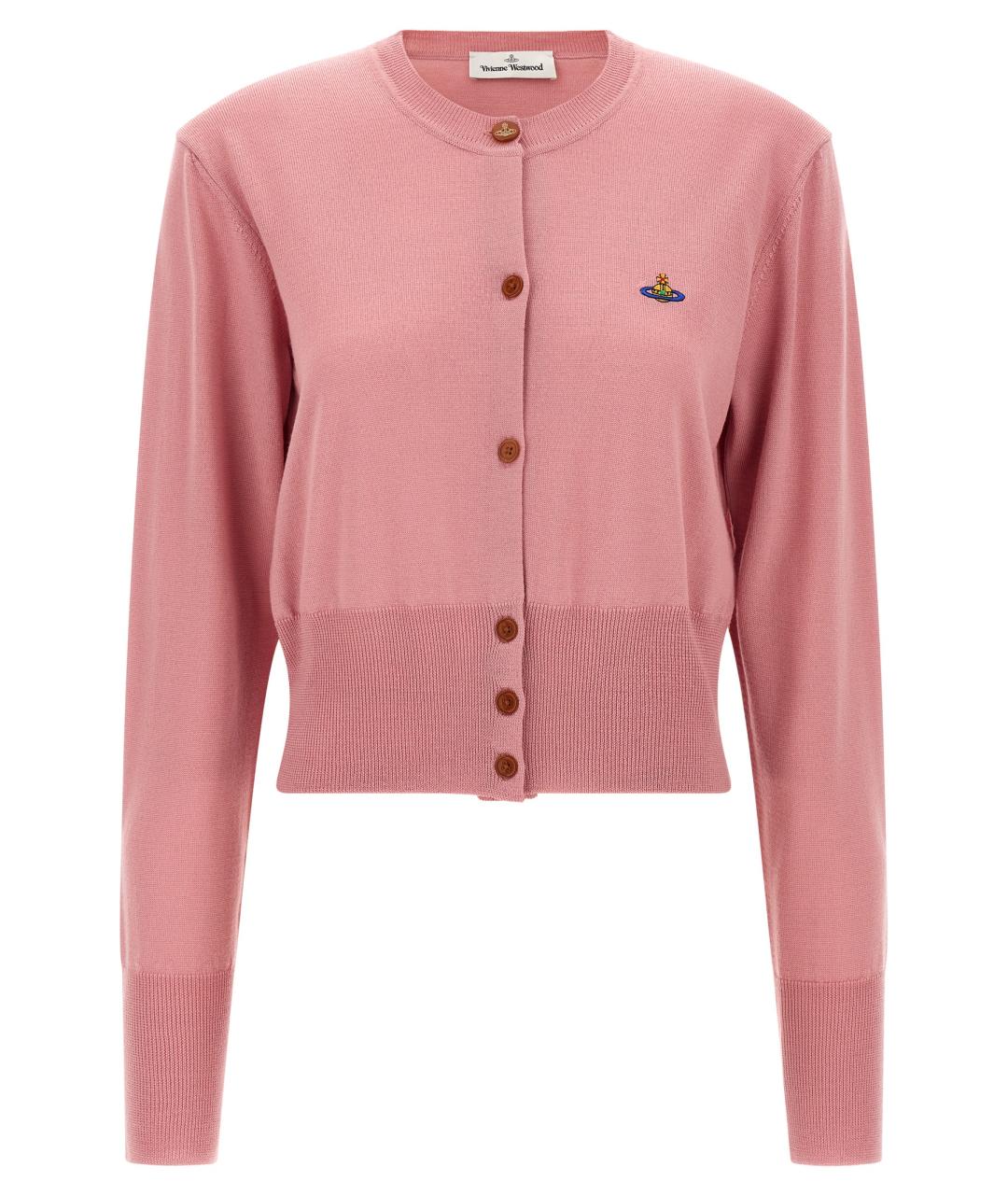VIVIENNE WESTWOOD Розовый шерстяной кардиган, фото 1
