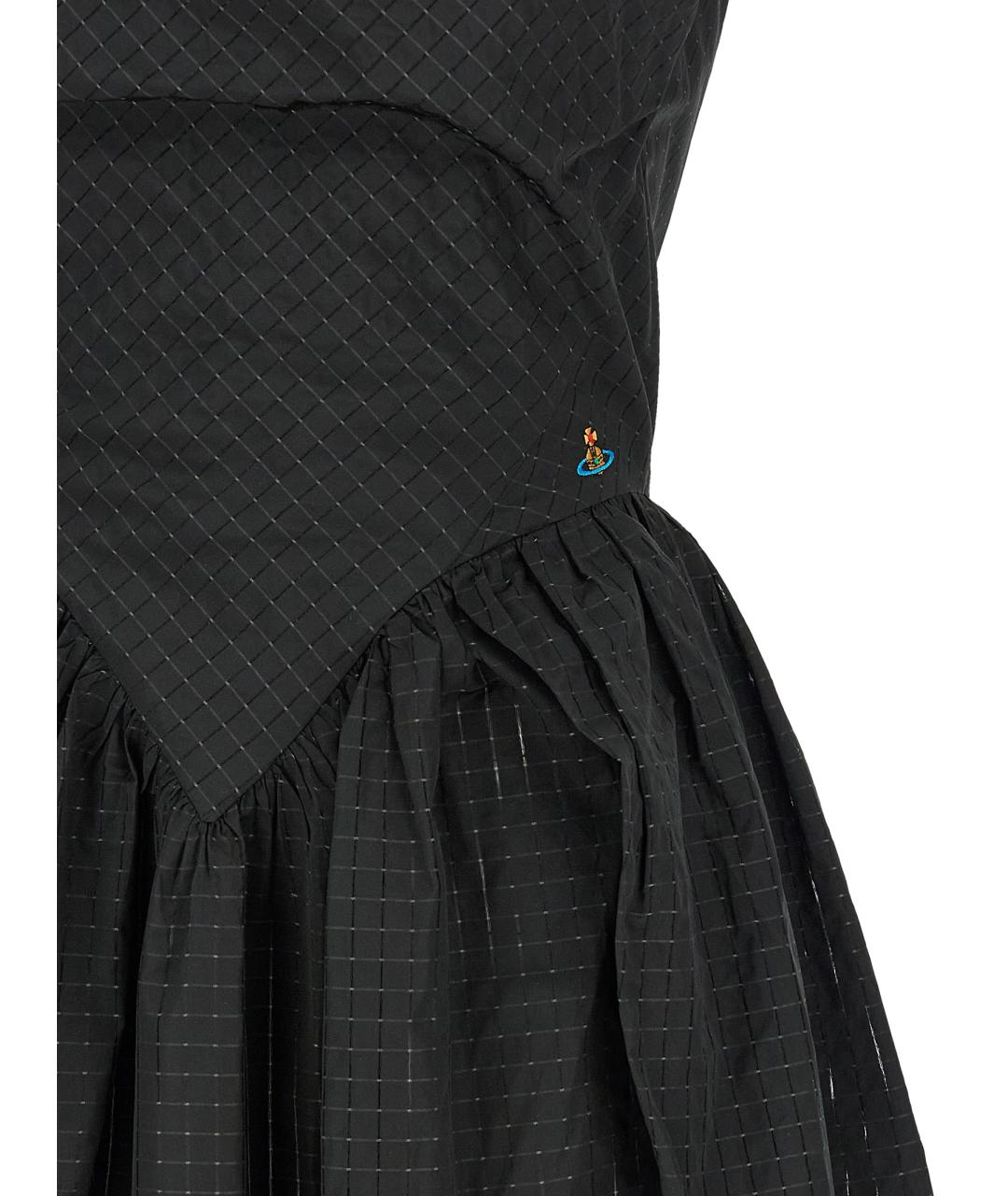 VIVIENNE WESTWOOD Черное полиэстеровое вечернее платье, фото 4