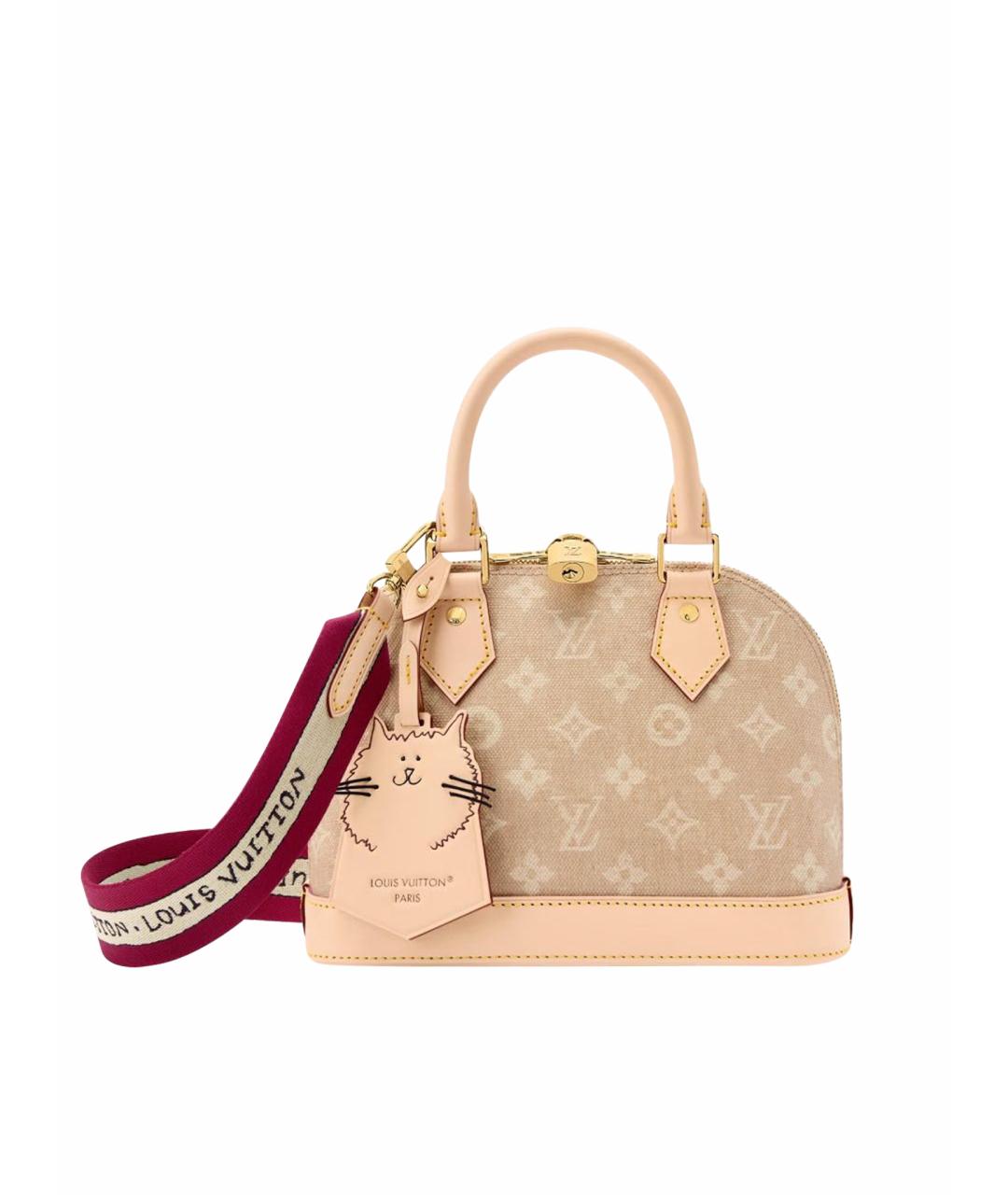 LOUIS VUITTON Бежевая сумка тоут из канвы, фото 1