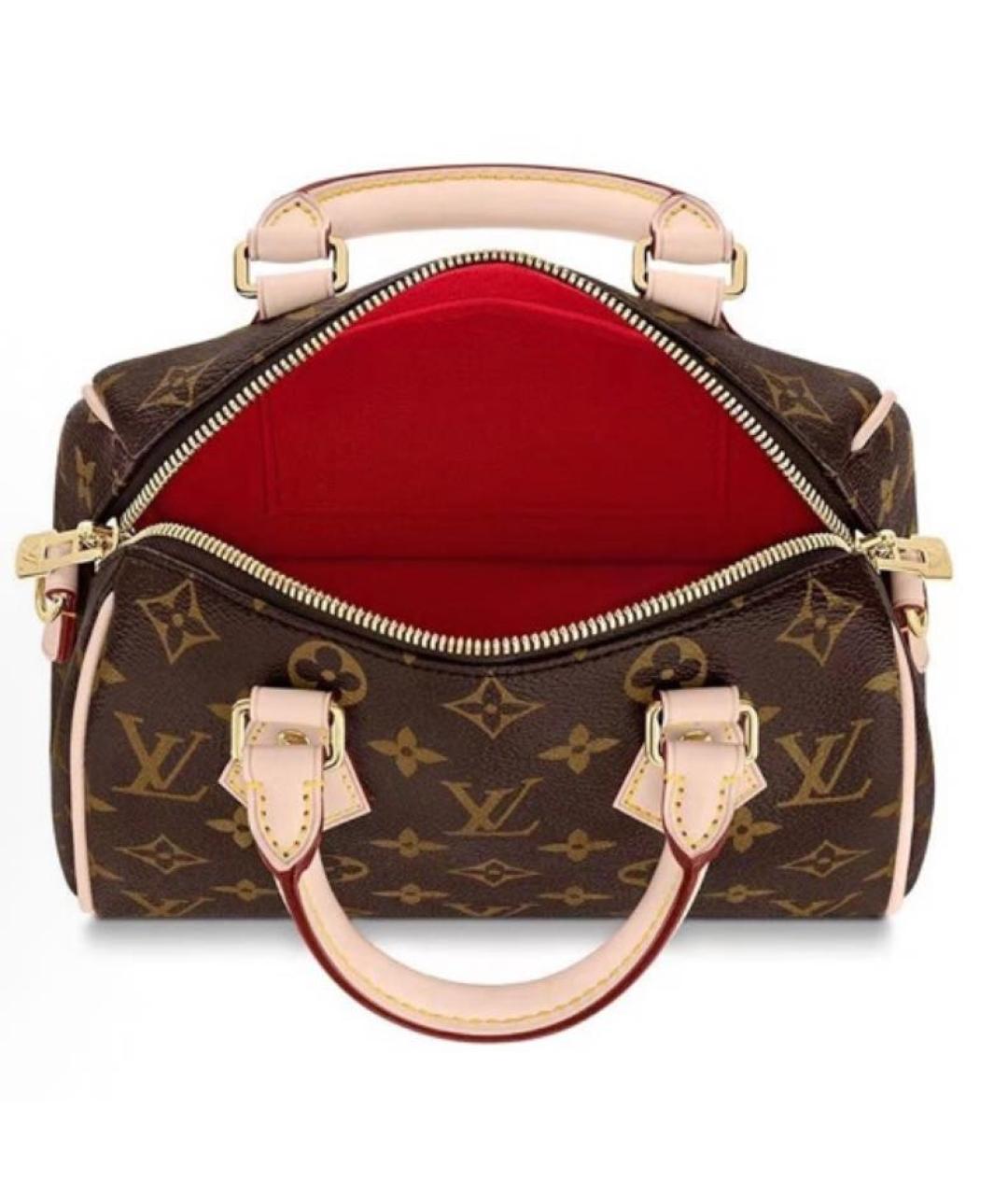 LOUIS VUITTON Коричневая сумка через плечо из канвы, фото 2