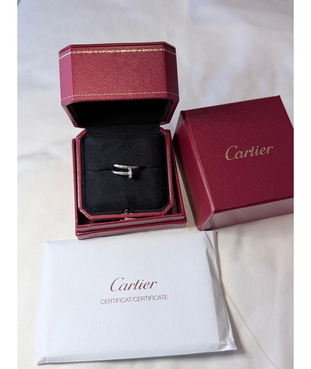 CARTIER Серебряное кольцо из белого золота, фото 5