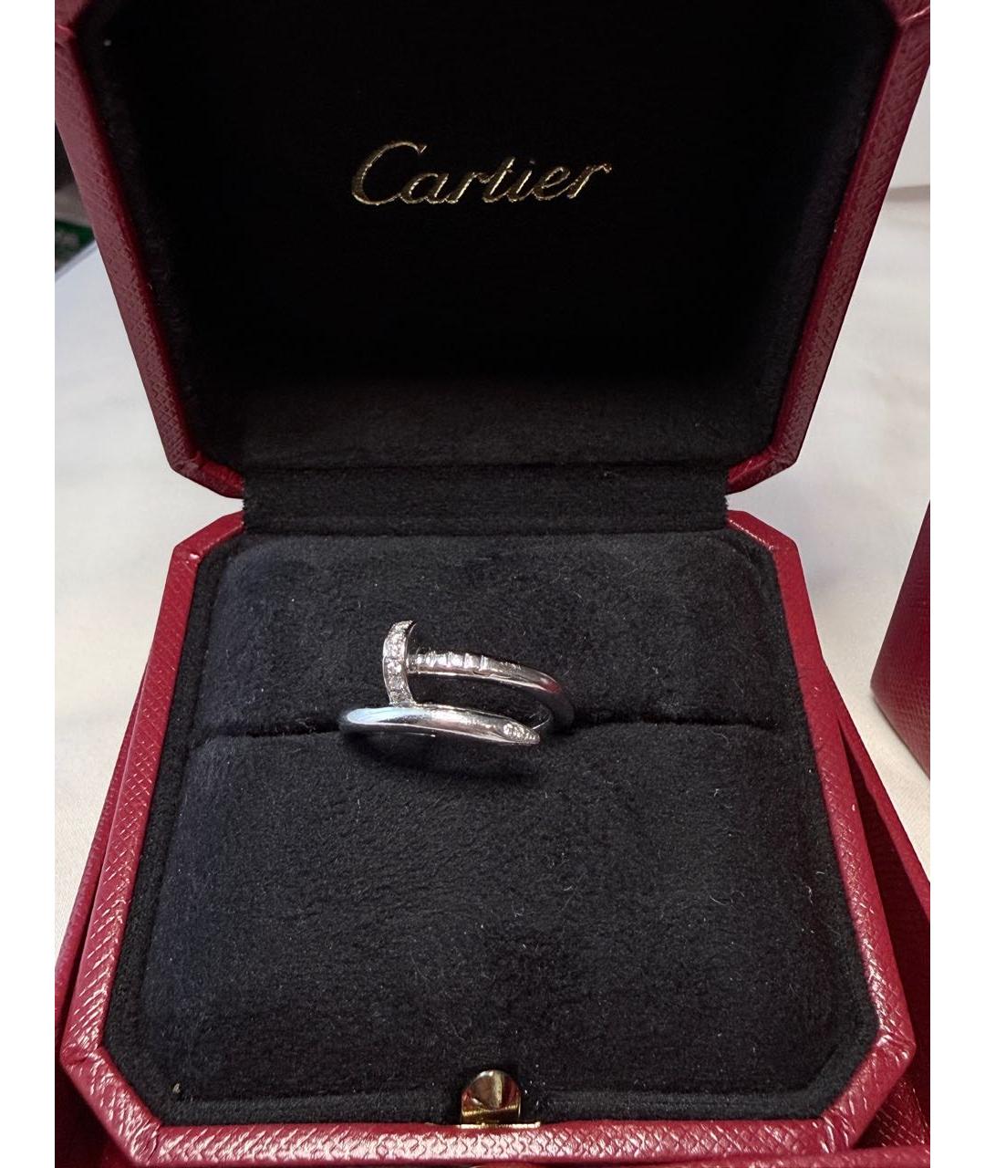 CARTIER Серебряное кольцо из белого золота, фото 4