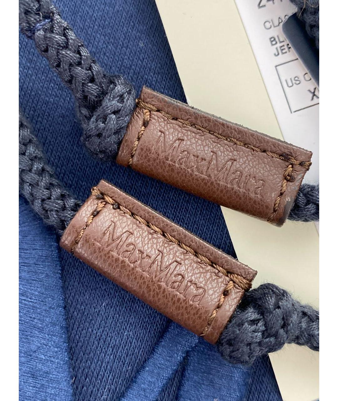 'S MAX MARA Темно-синий хлопко-эластановый спортивные костюмы, фото 6