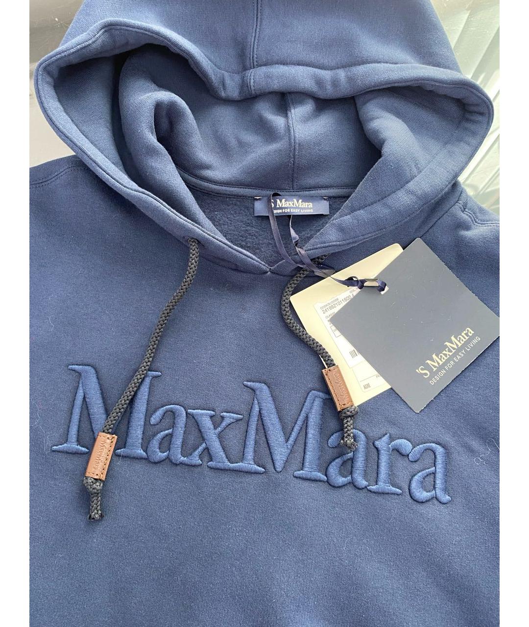 'S MAX MARA Темно-синий хлопко-эластановый спортивные костюмы, фото 4