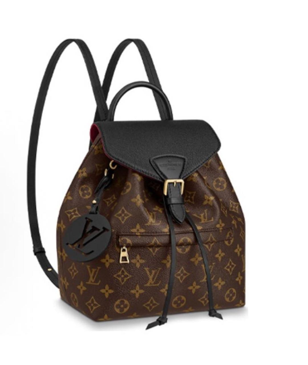 LOUIS VUITTON Коричневый рюкзак из канвы, фото 5