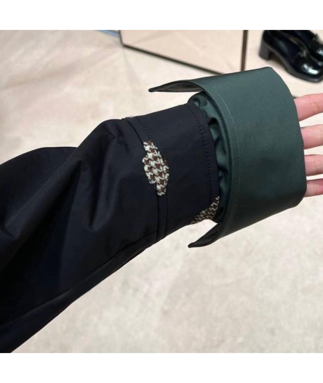 PRADA Черная хлопковая куртка, фото 5