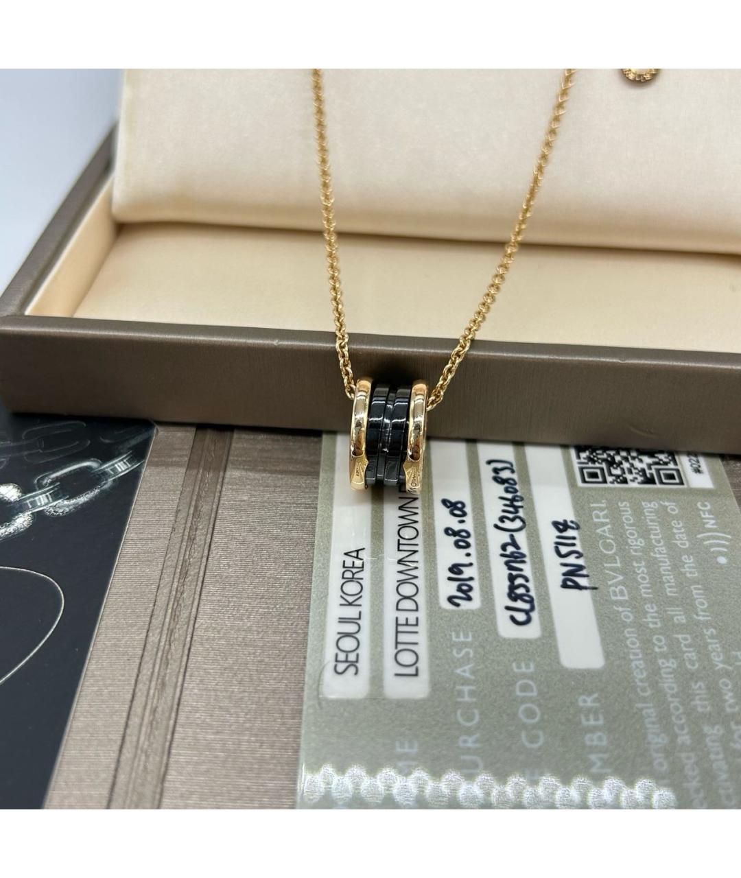 BVLGARI Золотое колье из розового золота, фото 2