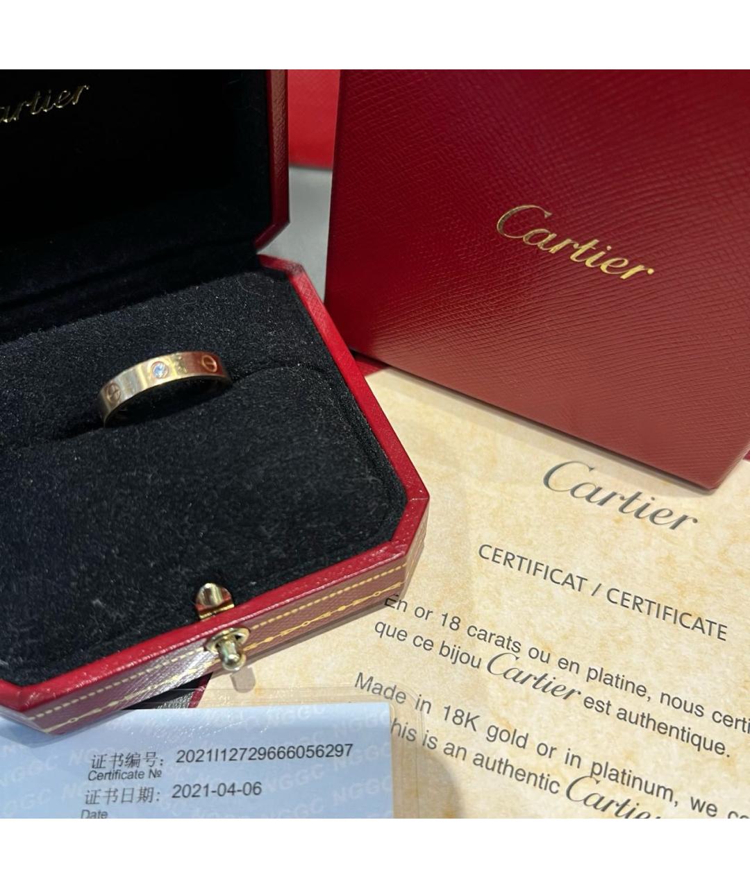 CARTIER Золотое кольцо из розового золота, фото 2