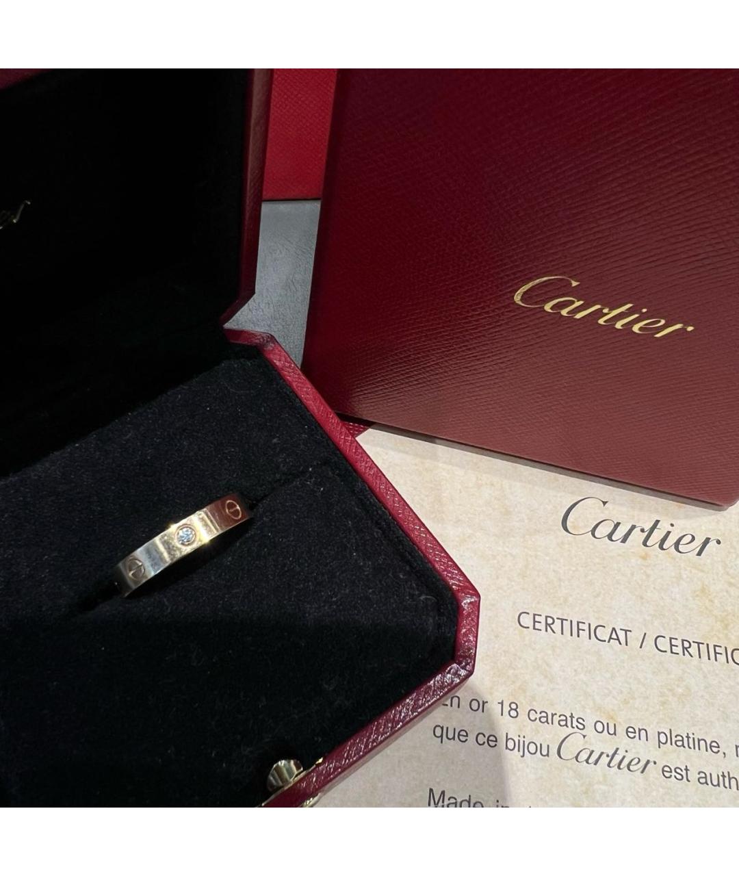 CARTIER Золотое кольцо из розового золота, фото 3