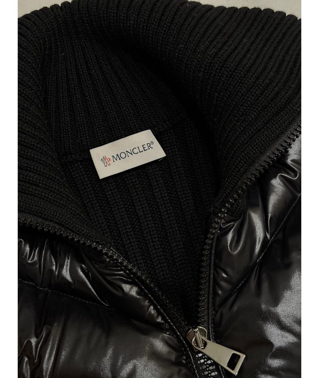 MONCLER Черная куртка, фото 4