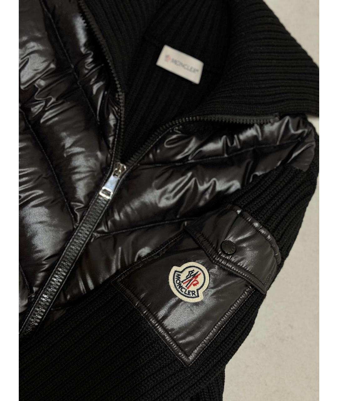 MONCLER Черная куртка, фото 3