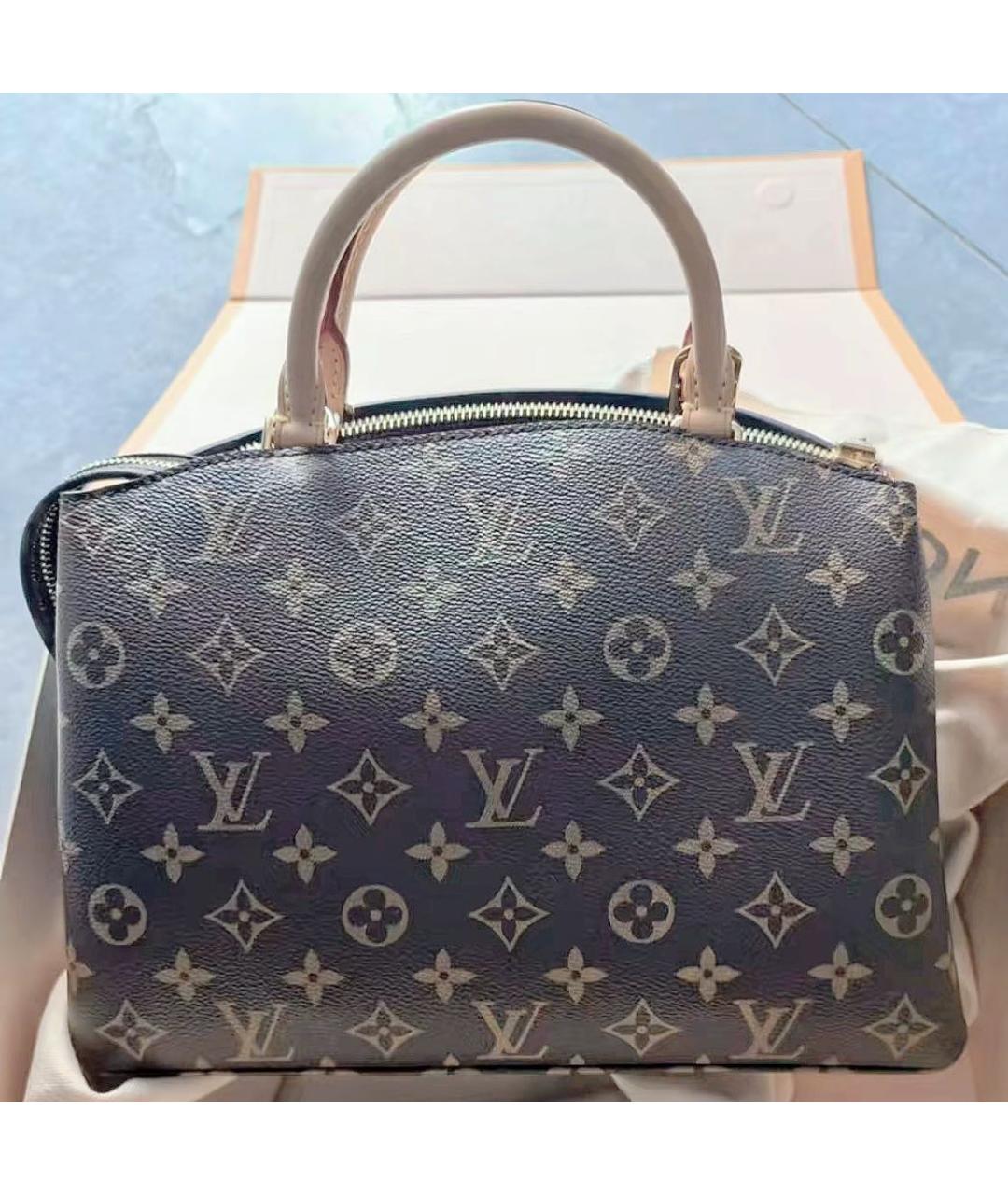 LOUIS VUITTON Коричневая сумка тоут из канвы, фото 3