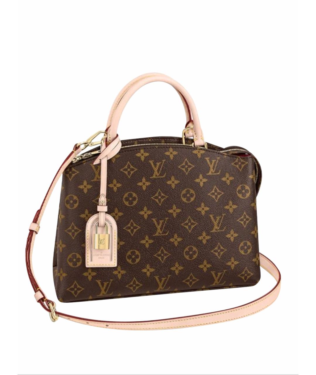 LOUIS VUITTON Коричневая сумка тоут из канвы, фото 1