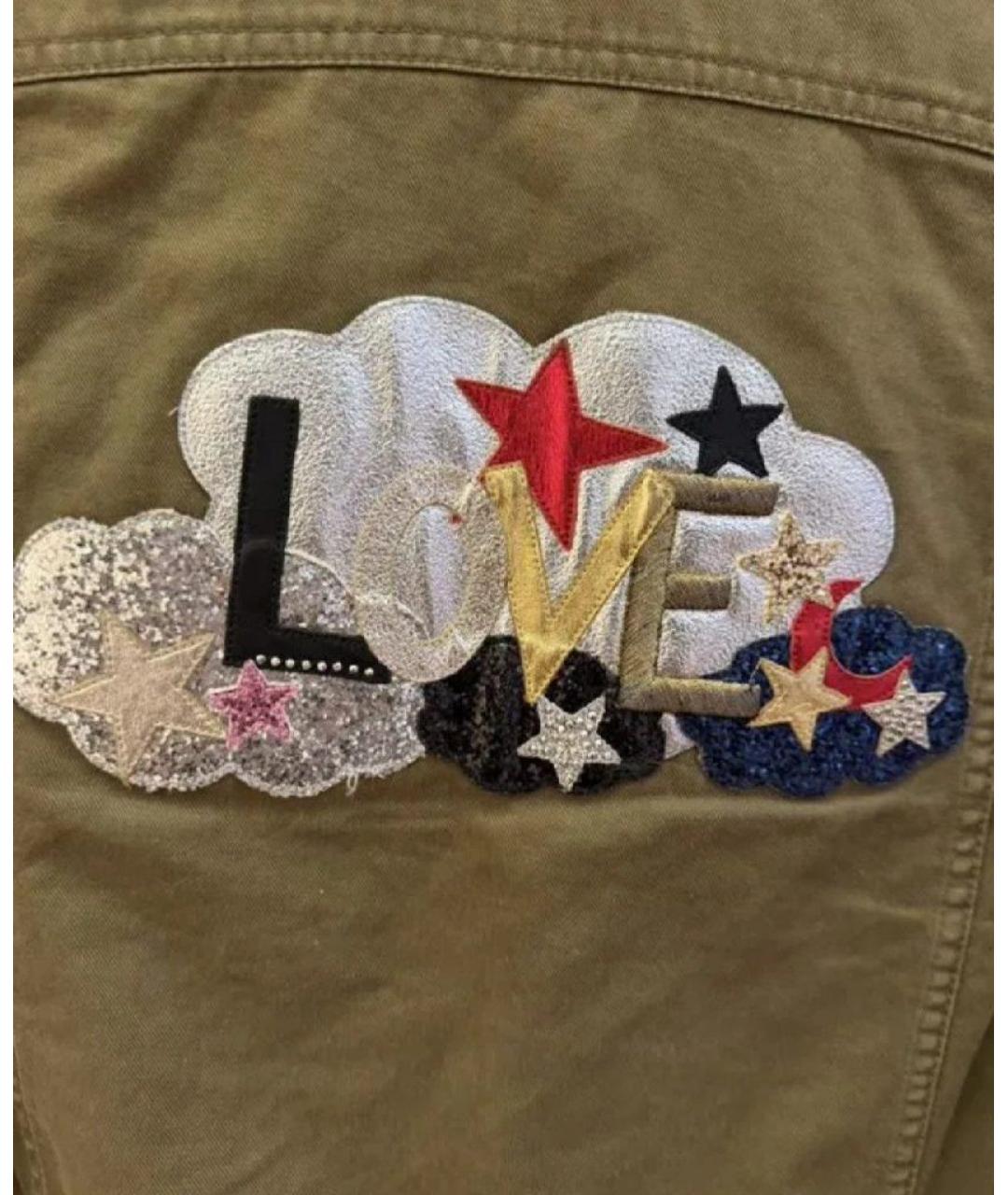 SAINT LAURENT Хаки хлопковая куртка, фото 3