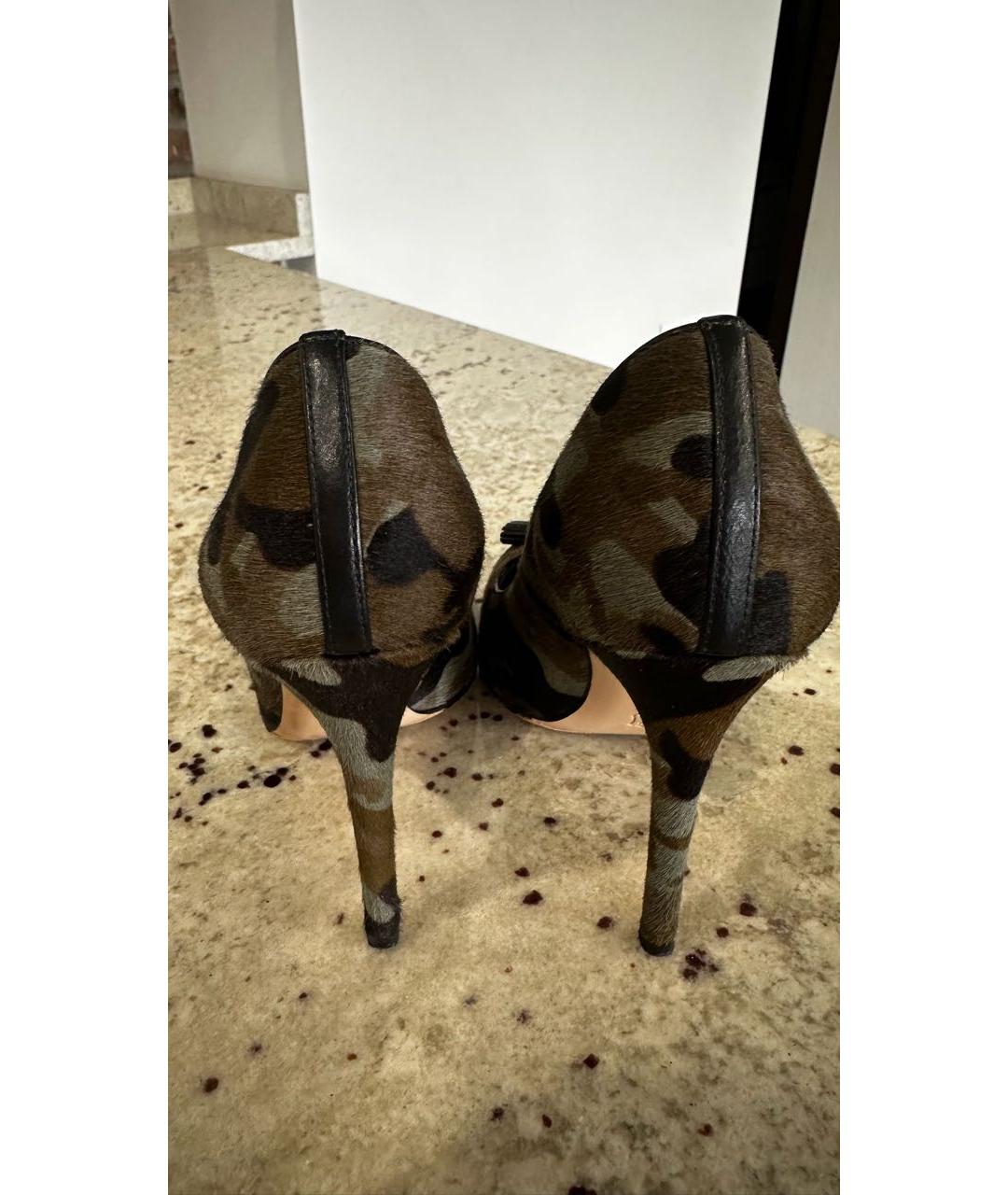 GIANVITO ROSSI Коричневые кожаные туфли, фото 4