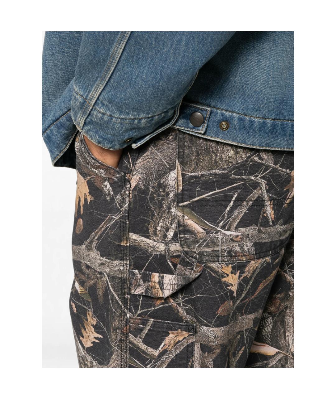 CARHARTT Черные хлопковые повседневные брюки, фото 4