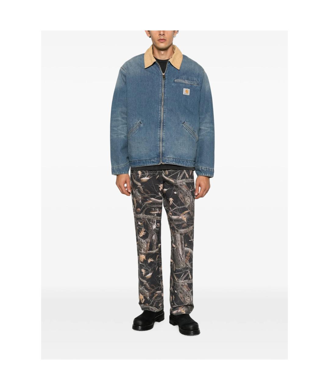 CARHARTT Черные хлопковые повседневные брюки, фото 2
